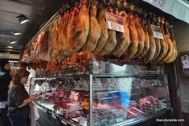 Barcelona La Boqueria Cured Meat Stand